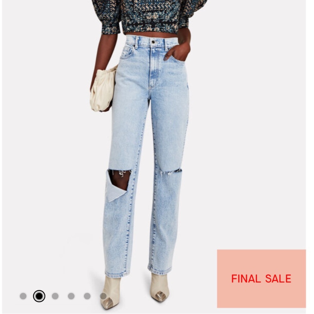 Le Jeans - Mía High Rise Distressed Jeans